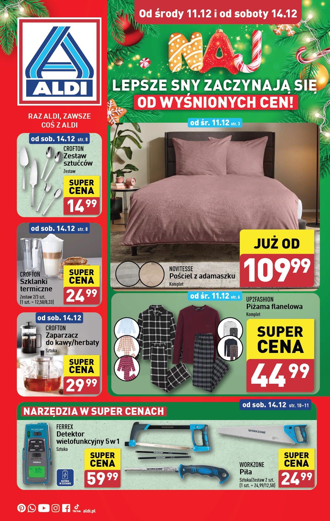 aldi - ALDI - Artykuły przemysłowe i tekstylia gazetka ważna od 11.12. - 14.12.