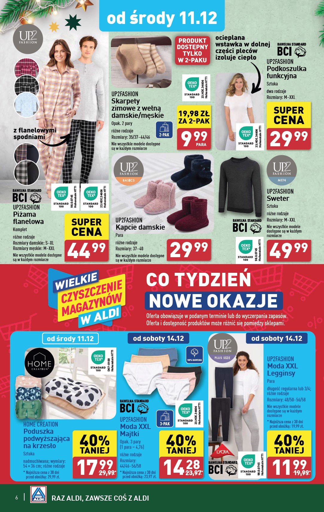 aldi - ALDI - Artykuły przemysłowe i tekstylia gazetka ważna od 11.12. - 14.12. - page: 6