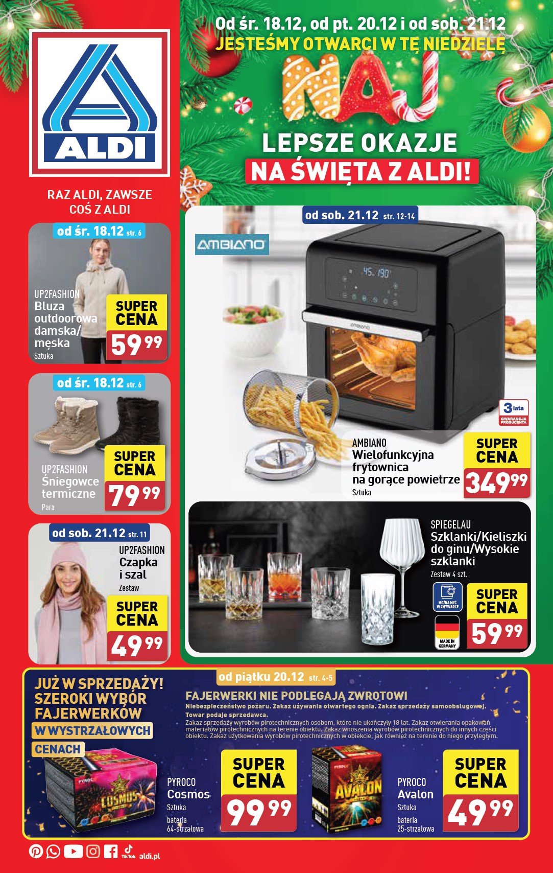 aldi - ALDI - Artykuły przemysłowe i tekstylia gazetka ważna od 18.12. - 21.12.