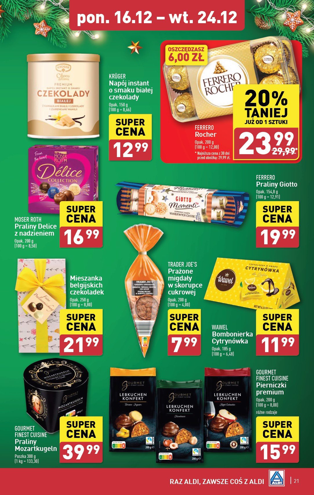 aldi - ALDI gazetka ważna od 16.12. - 24.12. - page: 21