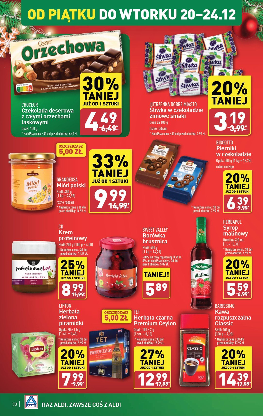 aldi - ALDI gazetka ważna od 16.12. - 24.12. - page: 30