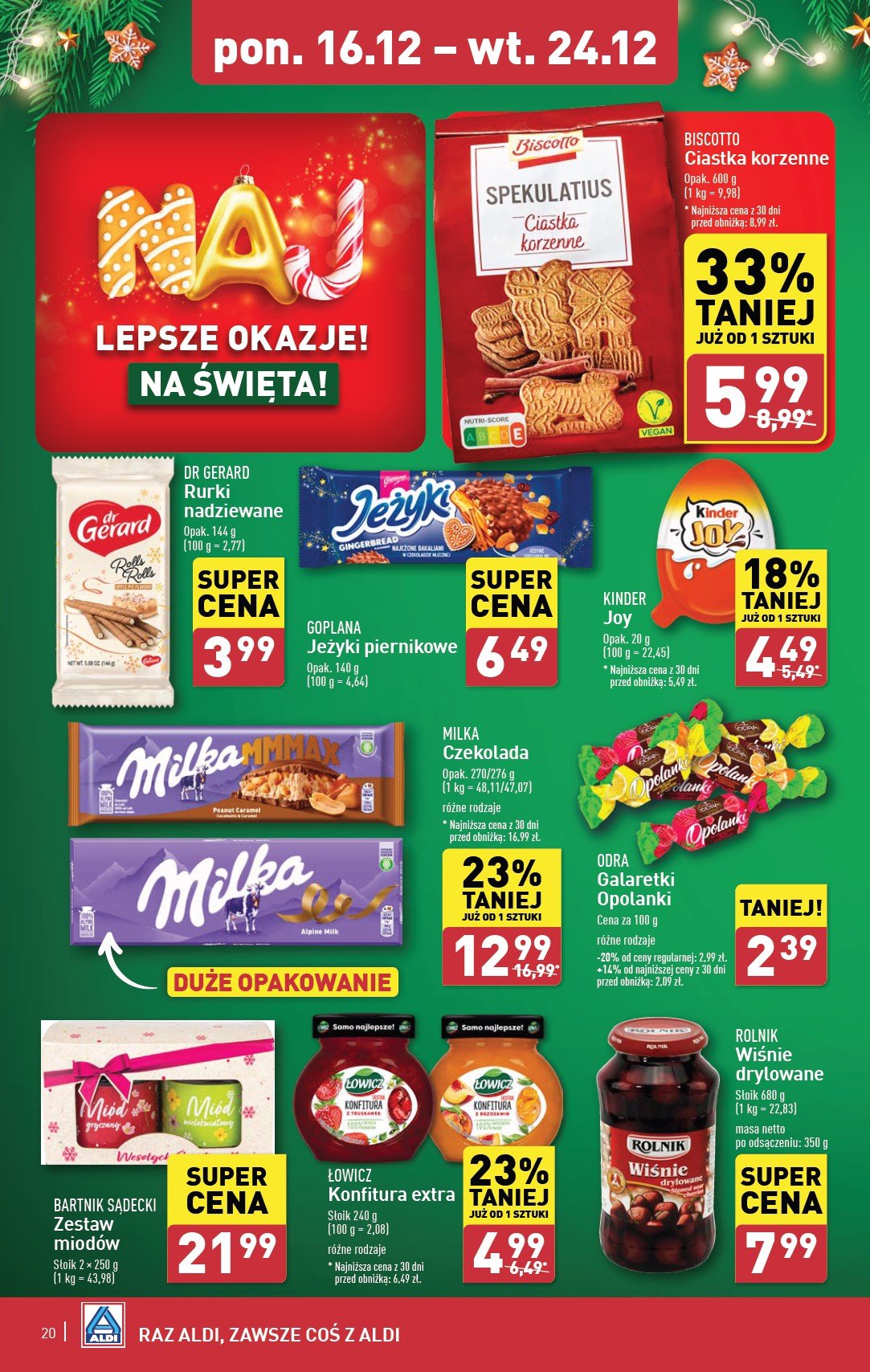 aldi - ALDI gazetka ważna od 16.12. - 24.12. - page: 20