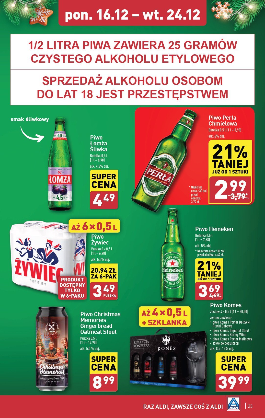 aldi - ALDI gazetka ważna od 16.12. - 24.12. - page: 23