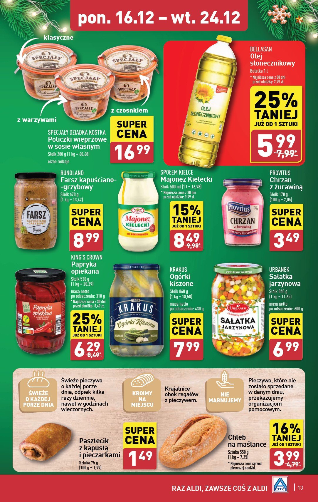 aldi - ALDI gazetka ważna od 16.12. - 24.12. - page: 13