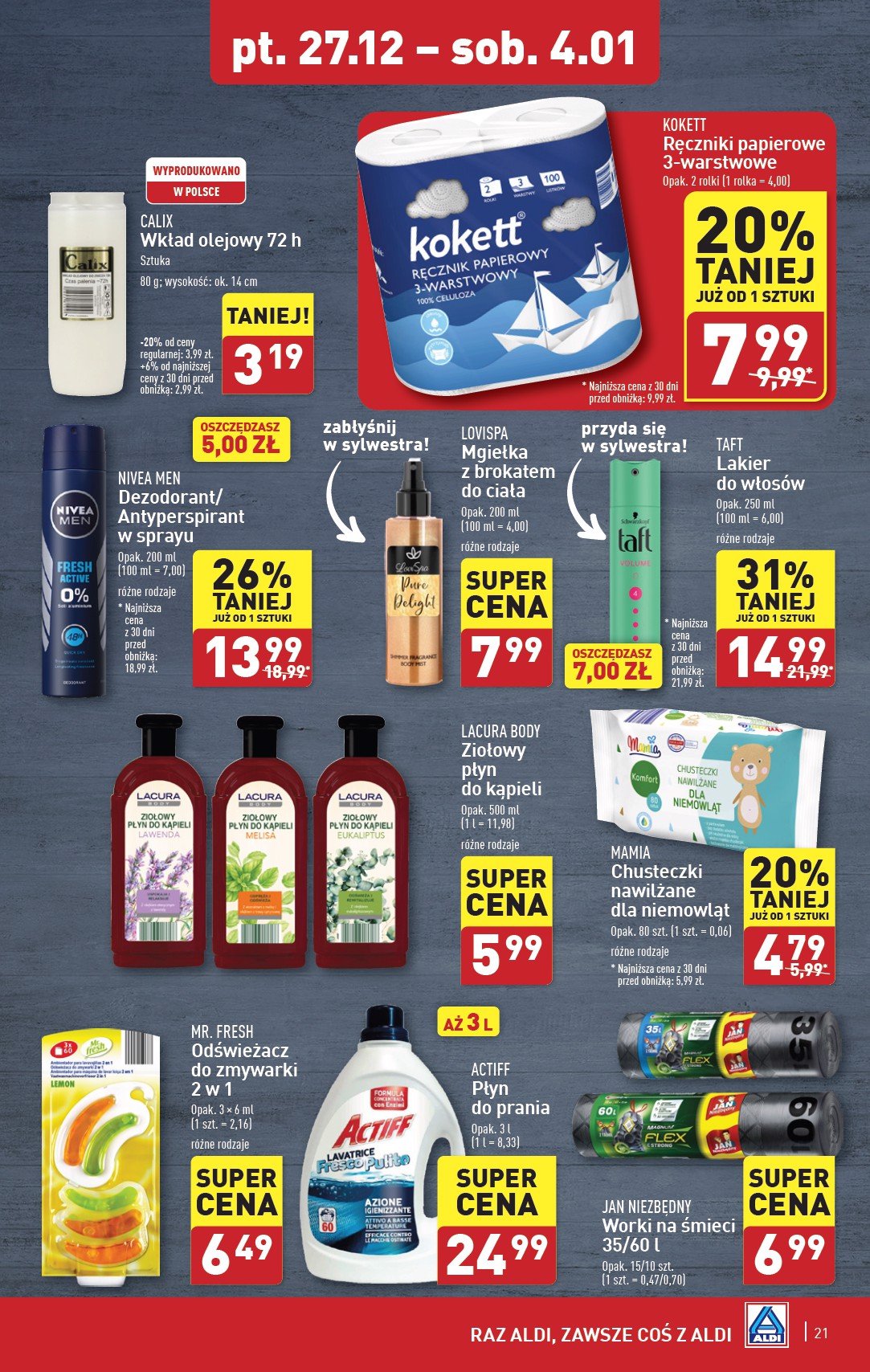 aldi - ALDI gazetka ważna od 27.12. - 04.01. - page: 21