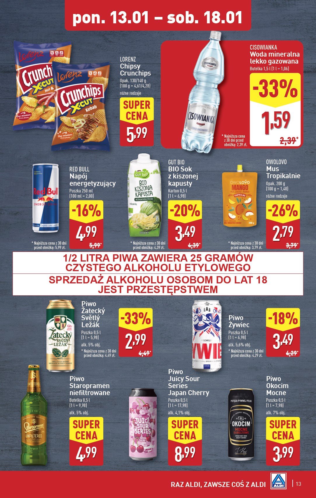 aldi - ALDI gazetka ważna od 13.01. - 18.01. - page: 13