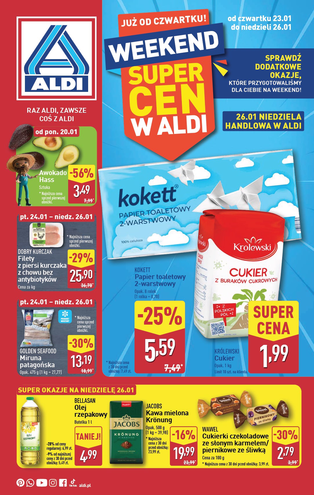 aldi - ALDI - Weekend gazetka ważna od 23.01. - 26.01.