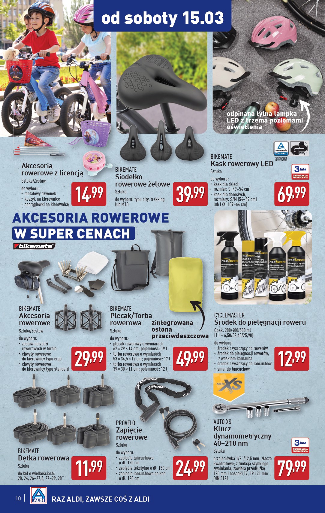 aldi - ALDI - Artykuły przemysłowe i tekstylia gazetka ważna od 12.03. - 15.03. - page: 10