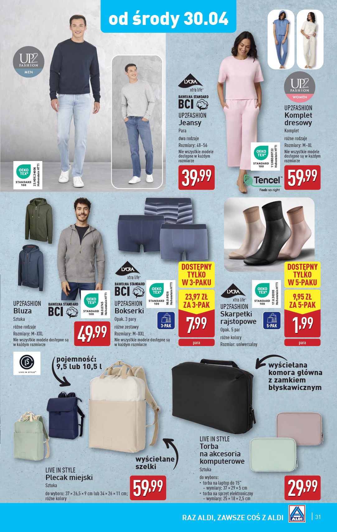 aldi - ALDI gazetka ważna od 28.04. - 02.05. - page: 31 aldi - ALDI gazetka ważna od 28.04. - 02.05. - page: 31