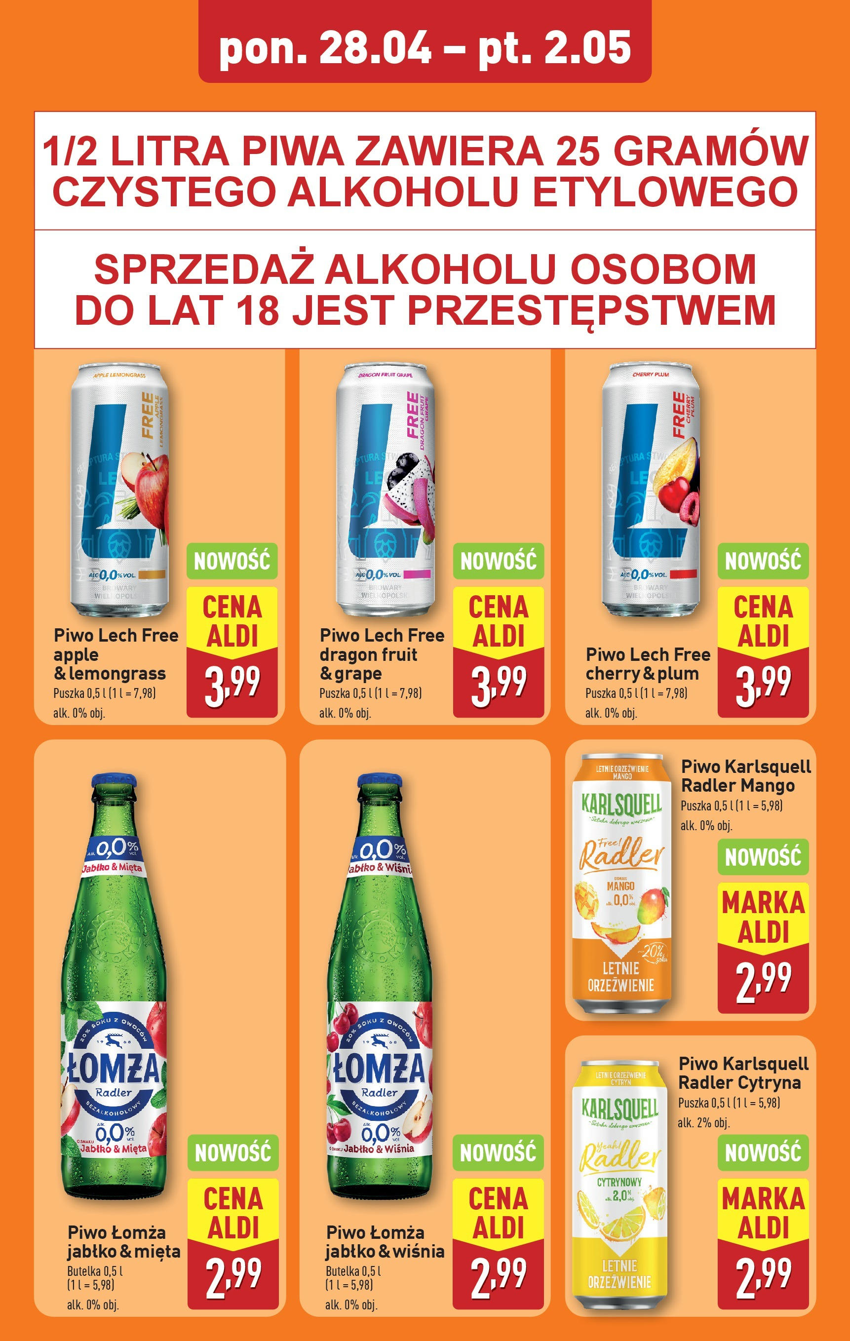 aldi - ALDI - Piwo i przekąski gazetka ważna od 28.04. - 02.05. - page: 2