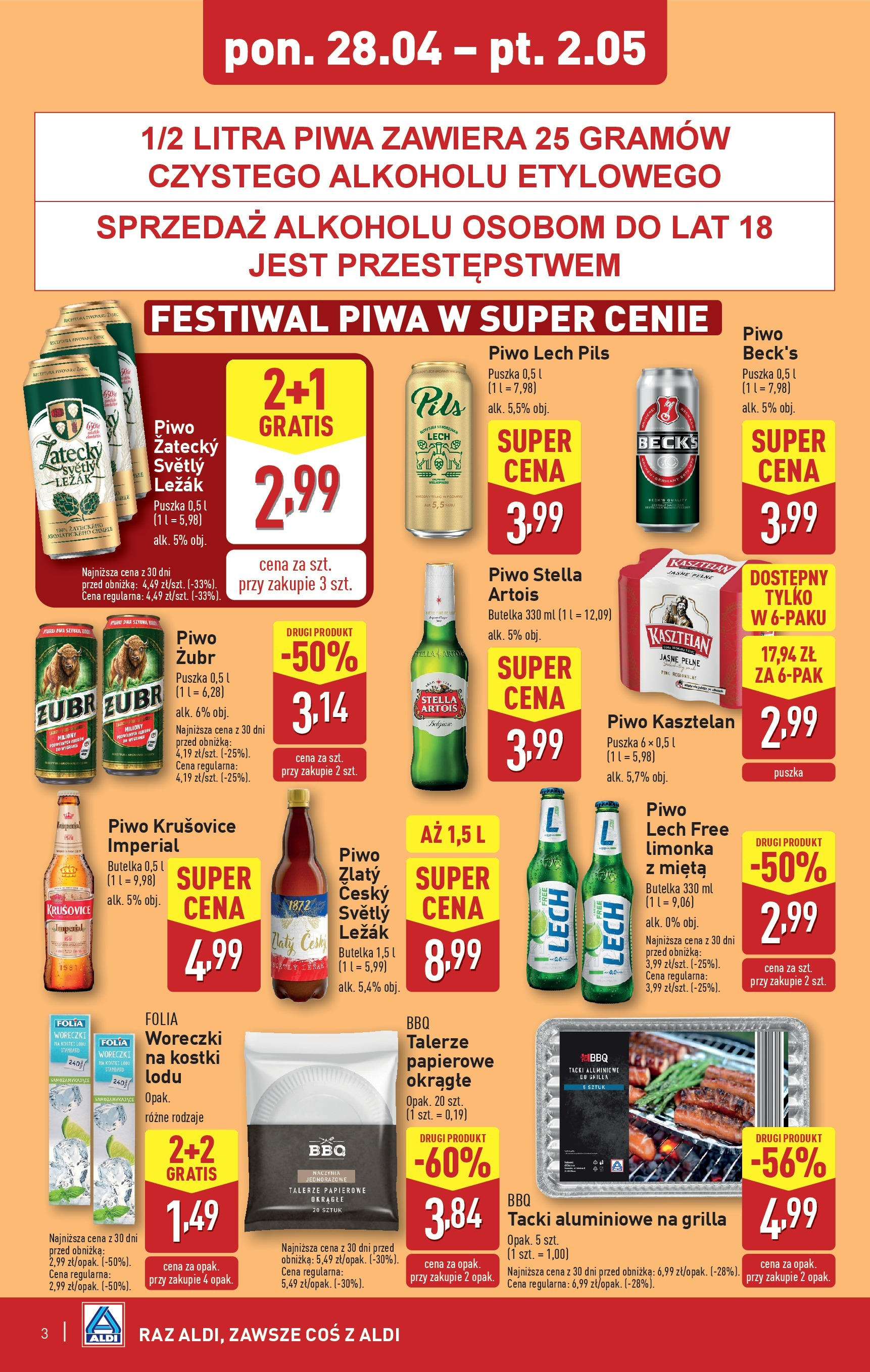 aldi - ALDI - Piwo i przekąski gazetka ważna od 28.04. - 02.05. - page: 3