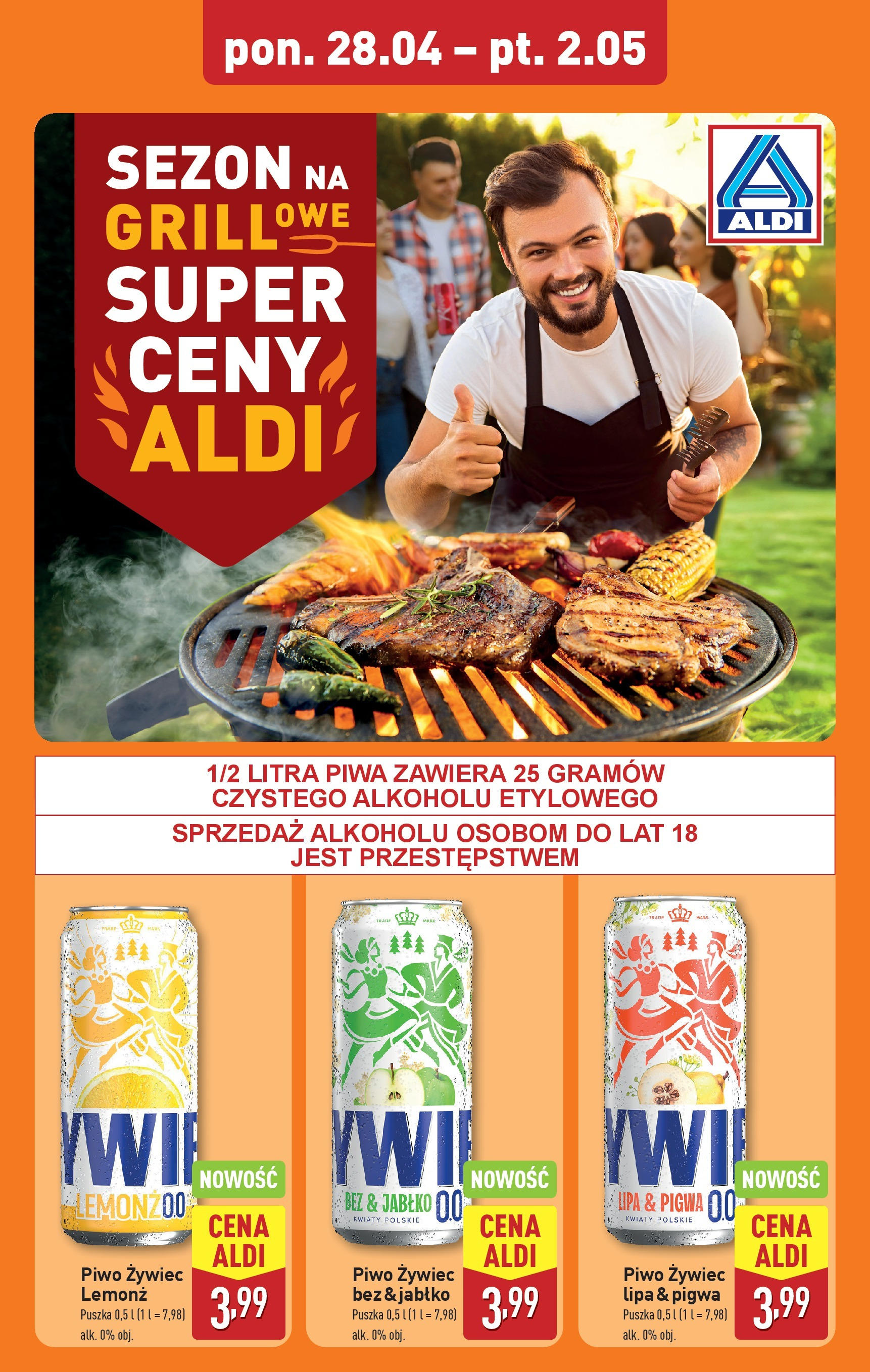 aldi - ALDI - Piwo i przekąski gazetka ważna od 28.04. - 02.05.