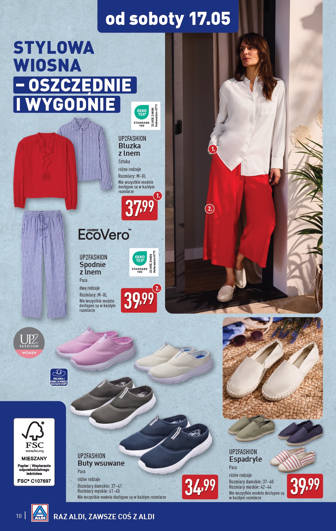 aldi - ALDI - Artykuły przemysłowe i tekstylia gazetka ważna od 14.05. - 17.05. - page: 10