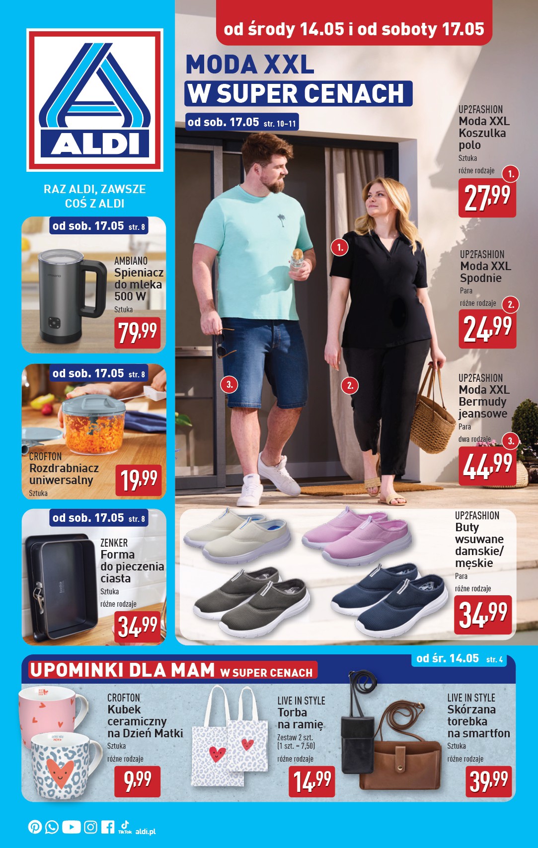 aldi - ALDI - Artykuły przemysłowe i tekstylia gazetka ważna od 14.05. - 17.05.