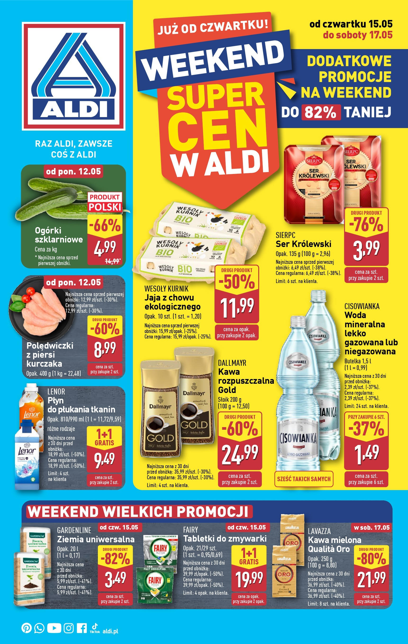 aldi - ALDI - Oferta weekendowa gazetka ważna od 15.05. - 17.05.