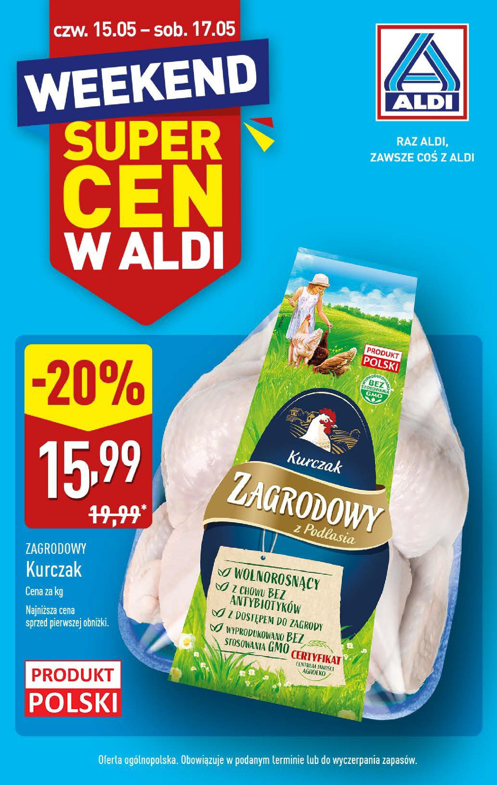 aldi - ALDI - Od czwartku gazetka ważna od 15.05. - 17.05.