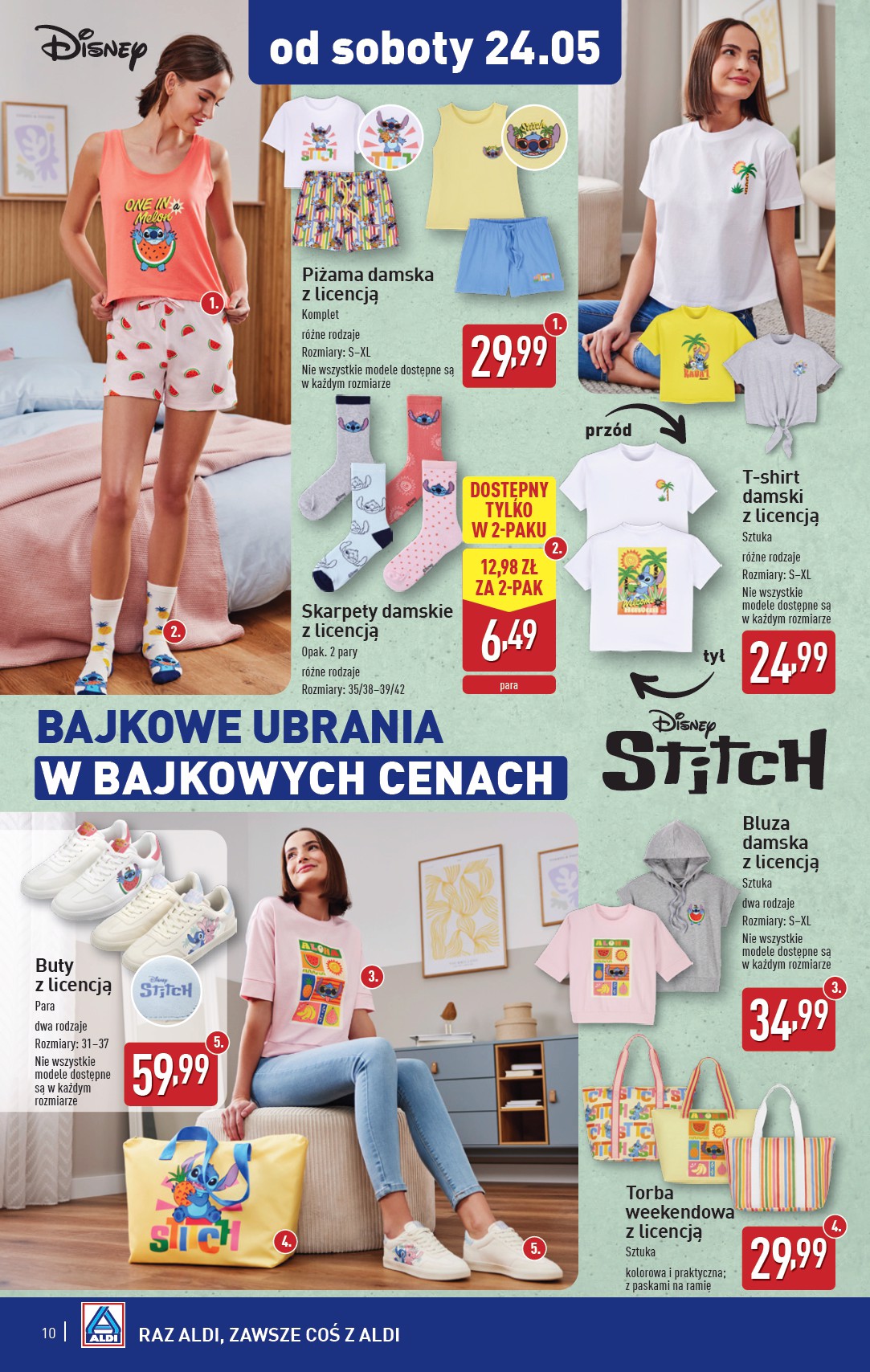 aldi - ALDI - Artykuły przemysłowe i tekstylia gazetka ważna od 21.05. - 24.05. - page: 10
