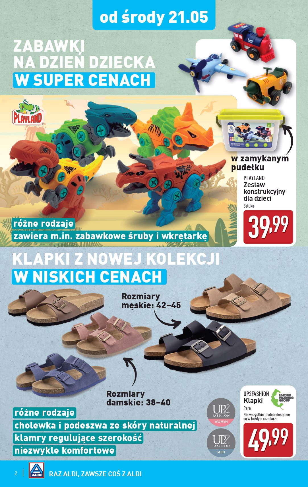 aldi - ALDI - Artykuły przemysłowe i tekstylia gazetka ważna od 21.05. - 24.05. - page: 2