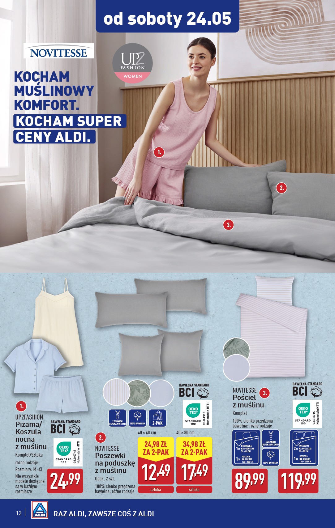 aldi - ALDI - Artykuły przemysłowe i tekstylia gazetka ważna od 21.05. - 24.05. - page: 12