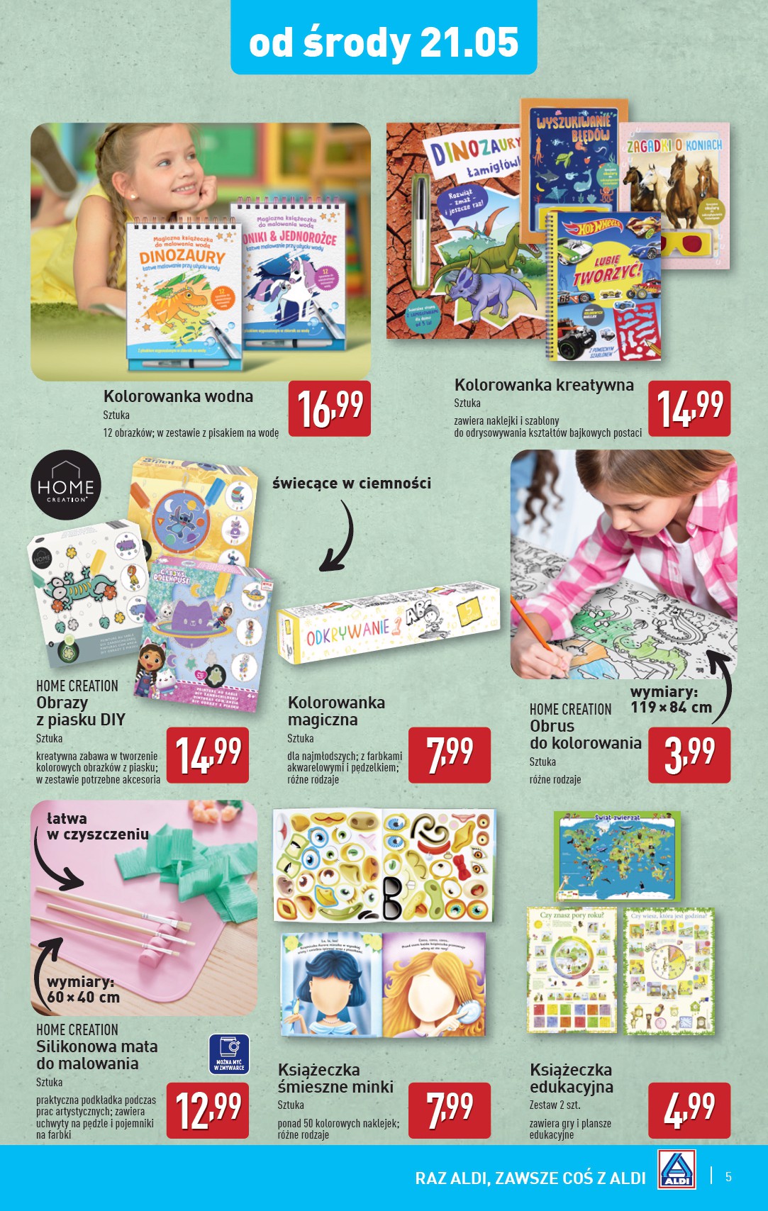 aldi - ALDI - Artykuły przemysłowe i tekstylia gazetka ważna od 21.05. - 24.05. - page: 5