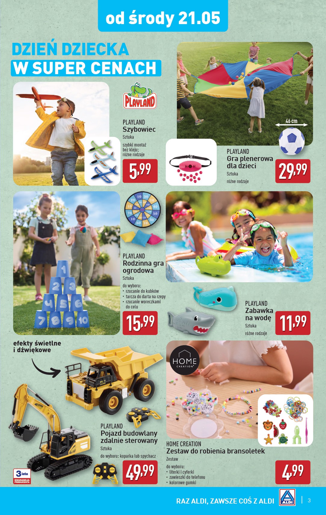 aldi - ALDI - Artykuły przemysłowe i tekstylia gazetka ważna od 21.05. - 24.05. - page: 3