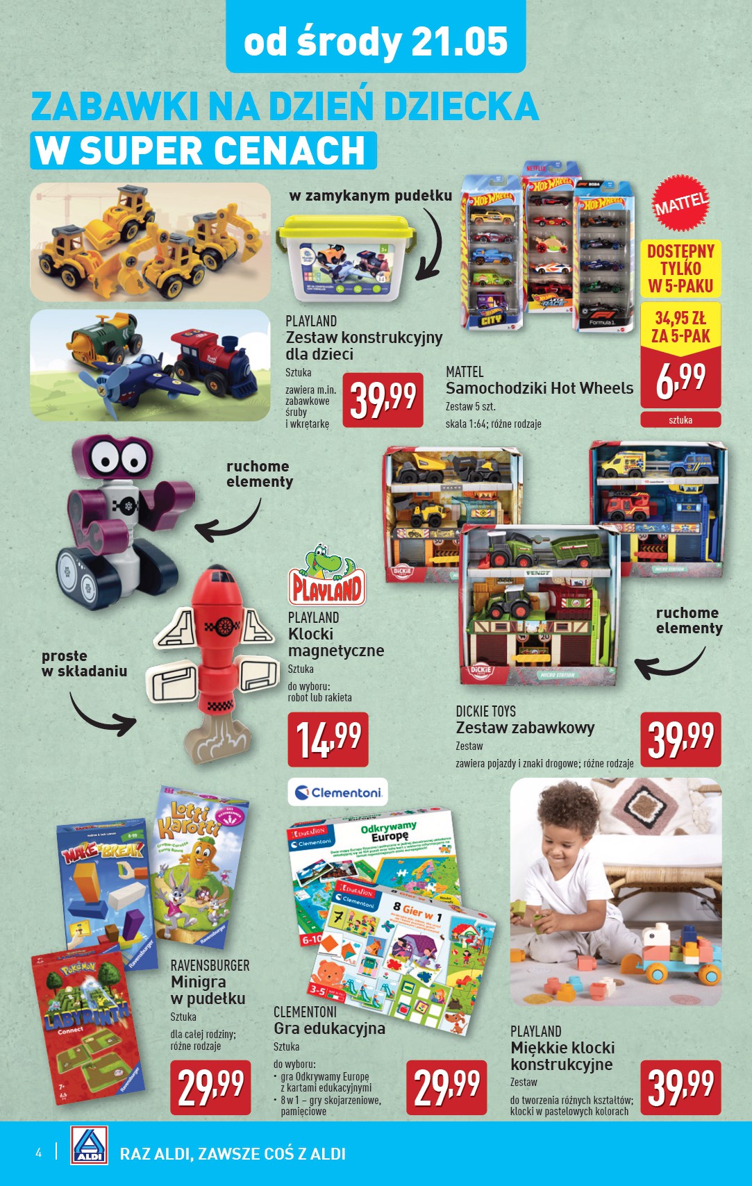 aldi - ALDI - Artykuły przemysłowe i tekstylia gazetka ważna od 21.05. - 24.05. - page: 4