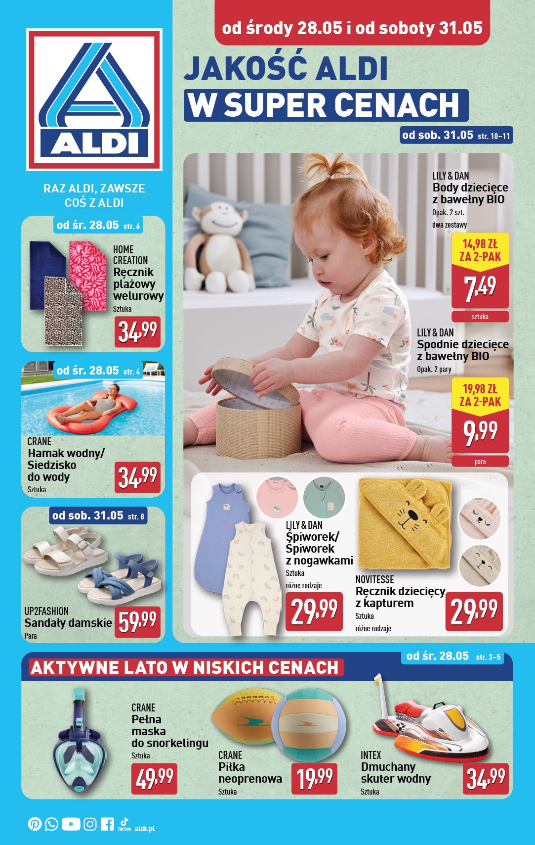 aldi - ALDI - Artykuły przemysłowe i tekstylia gazetka ważna od 28.05. - 31.05.