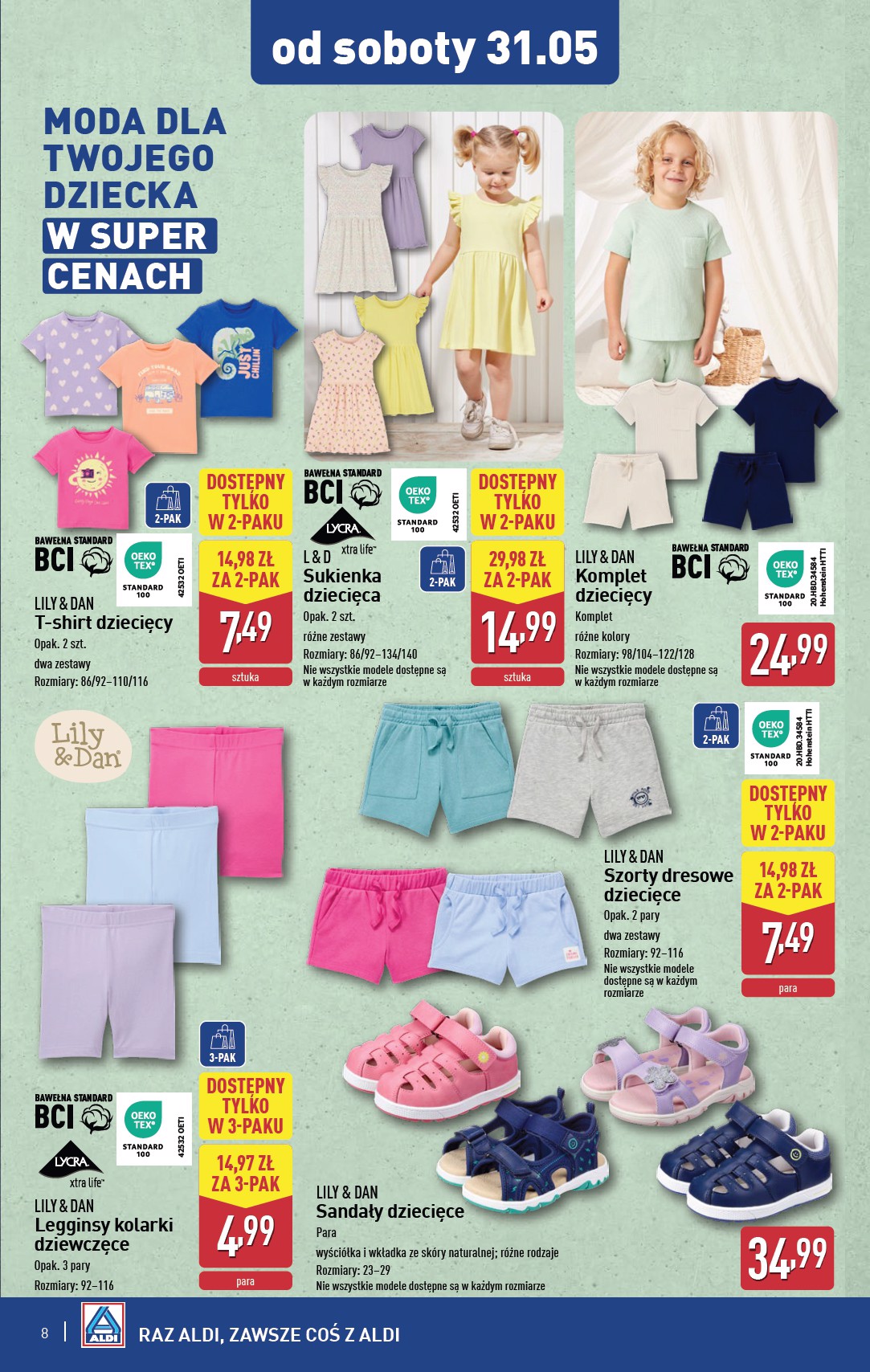 aldi - ALDI - Artykuły przemysłowe i tekstylia gazetka ważna od 28.05. - 31.05. - page: 8