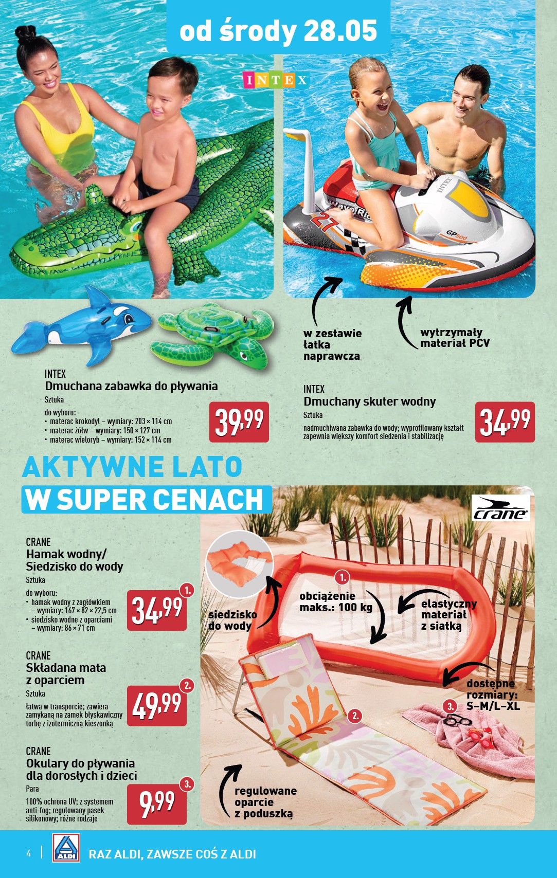 aldi - ALDI - Artykuły przemysłowe i tekstylia gazetka ważna od 28.05. - 31.05. - page: 4