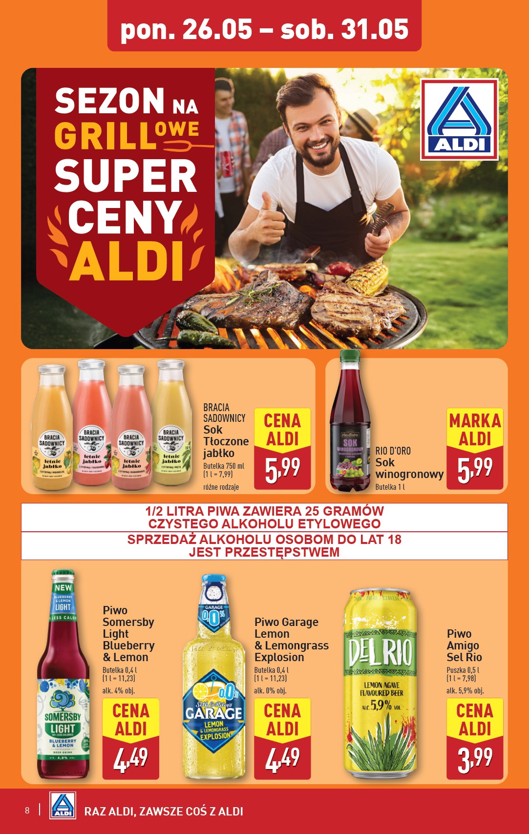 aldi - ALDI gazetka ważna od 26.05. - 31.05. - page: 8