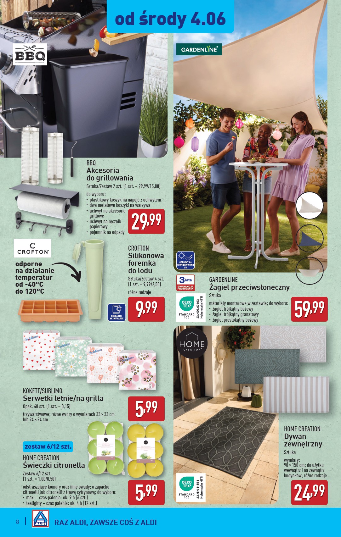 aldi - ALDI - Artykuły przemysłowe i tekstylia gazetka ważna od 04.06. - 07.06. - page: 8