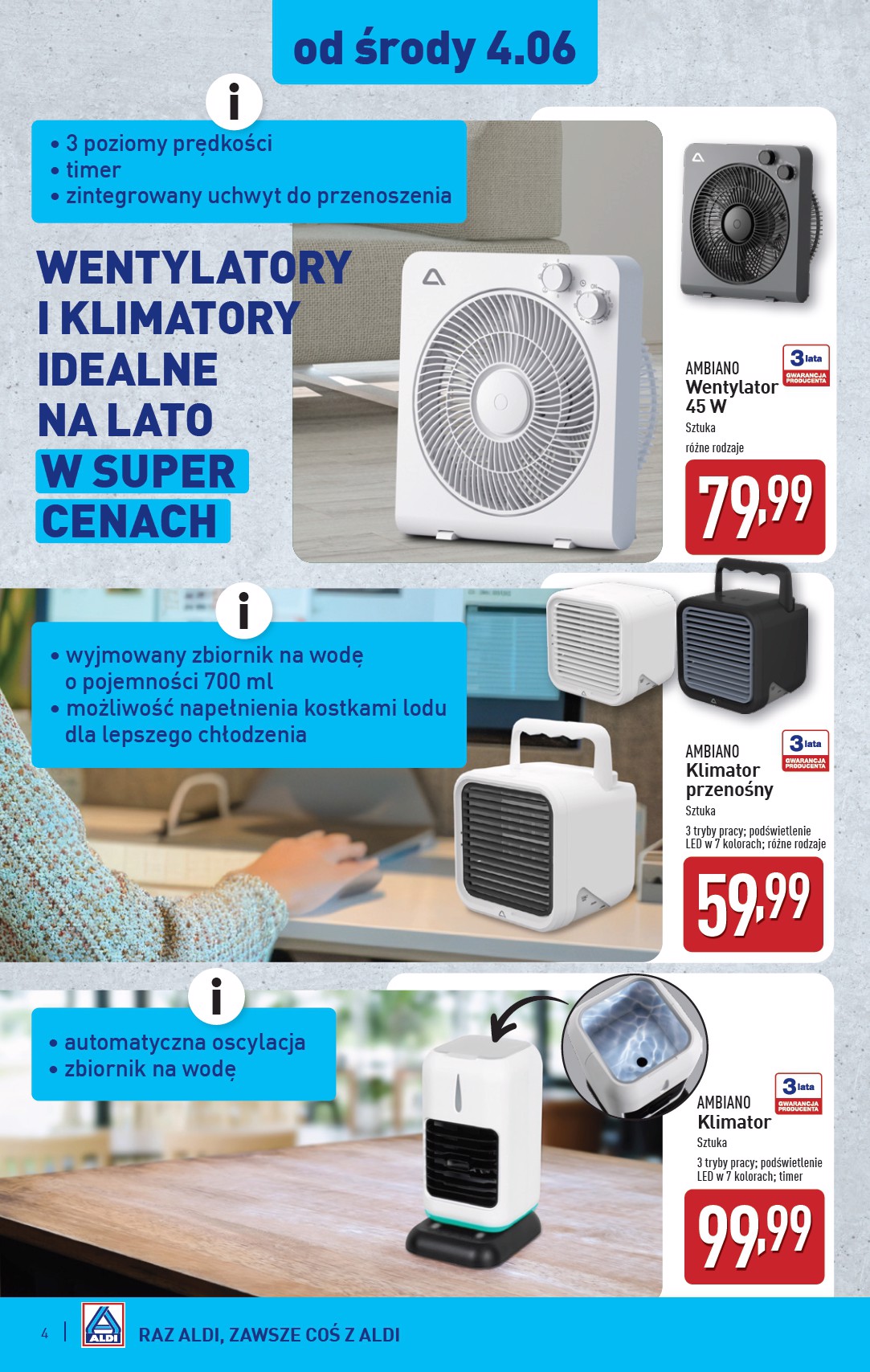 aldi - ALDI - Artykuły przemysłowe i tekstylia gazetka ważna od 04.06. - 07.06. - page: 4