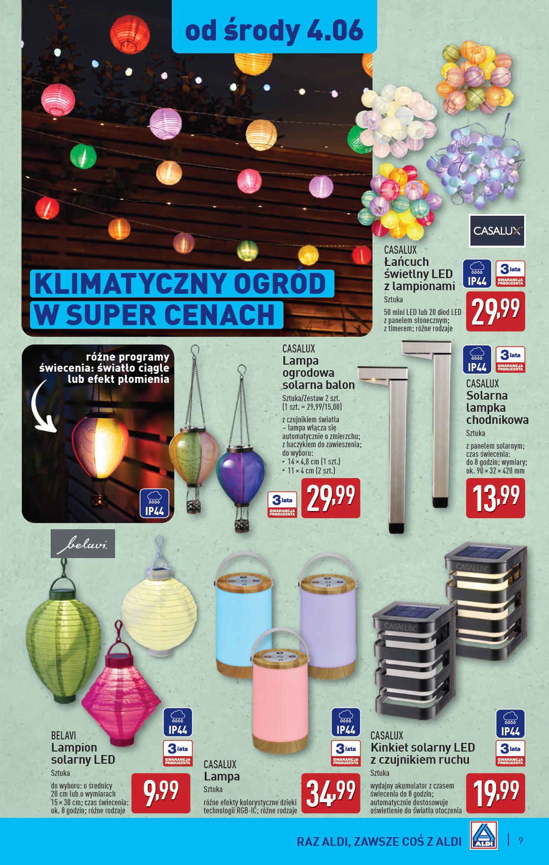 aldi - ALDI - Artykuły przemysłowe i tekstylia gazetka ważna od 04.06. - 07.06. - page: 9