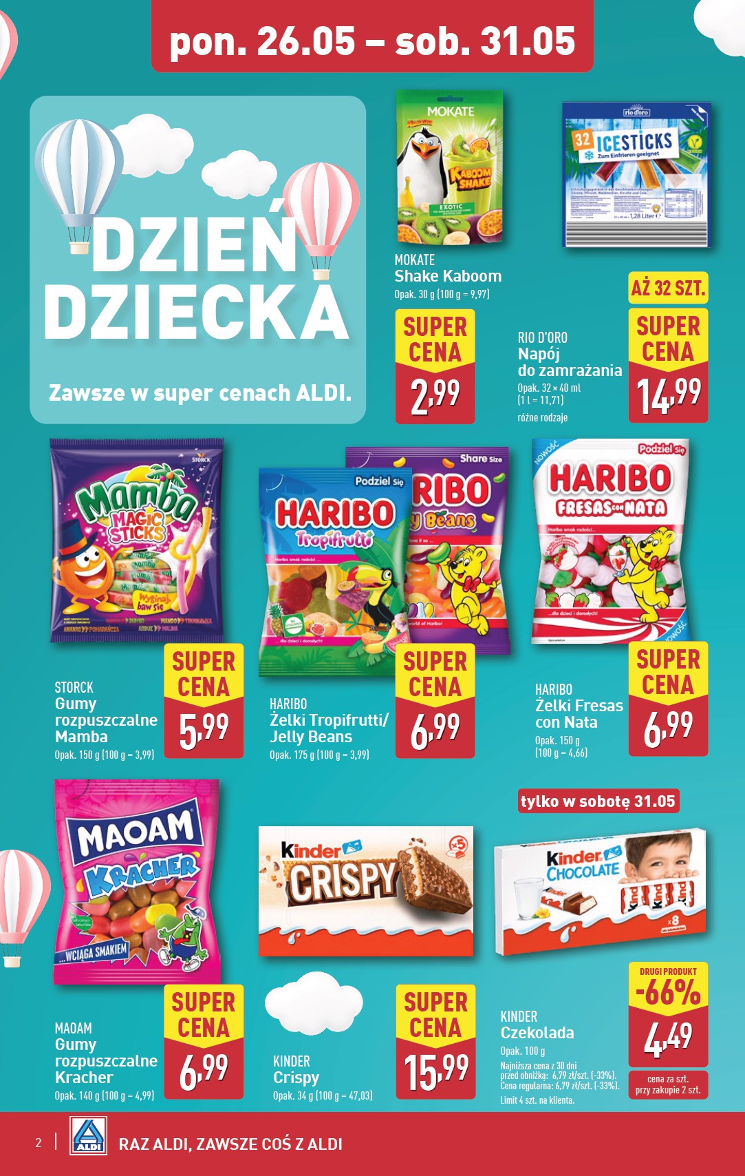 aldi - ALDI - Dzień dziecka gazetka ważna od 26.05. - 31.05. - page: 2