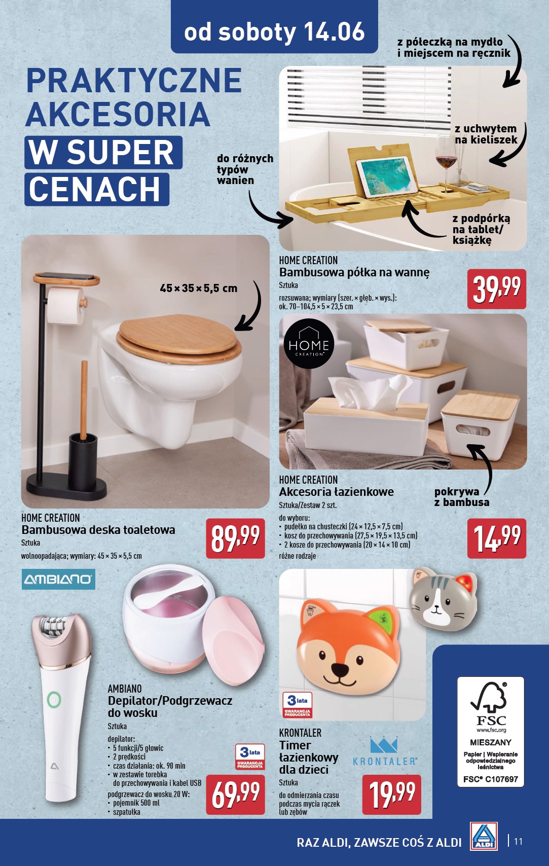 aldi - Gazetka ALDI - Artykuły przemysłowe i tekstylia ważna od 11.06. - 14.06. - page: 11