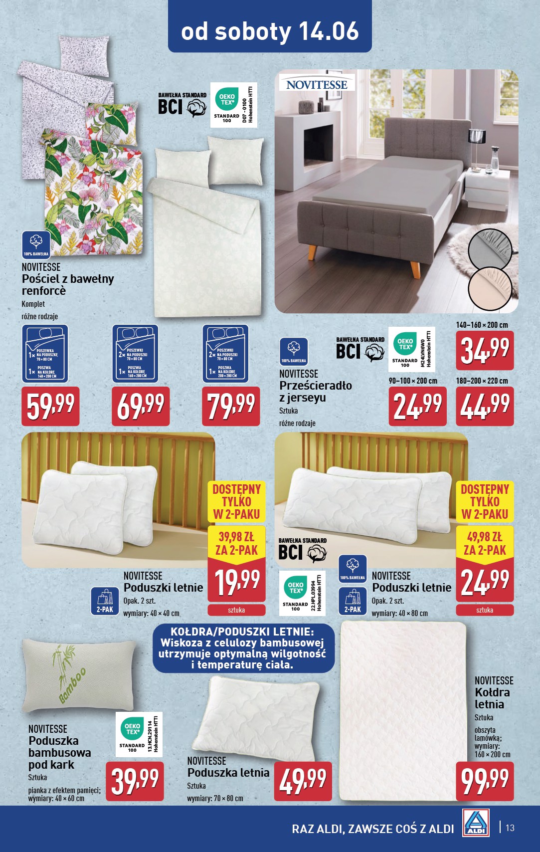 aldi - Gazetka ALDI - Artykuły przemysłowe i tekstylia ważna od 11.06. - 14.06. - page: 13