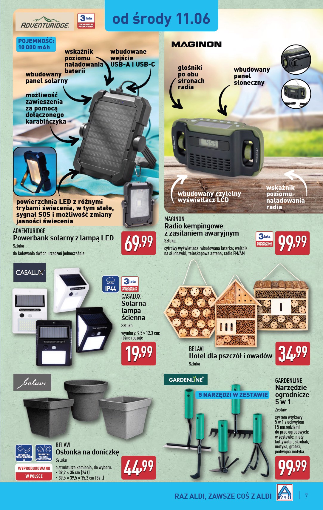 aldi - Gazetka ALDI - Artykuły przemysłowe i tekstylia ważna od 11.06. - 14.06. - page: 7