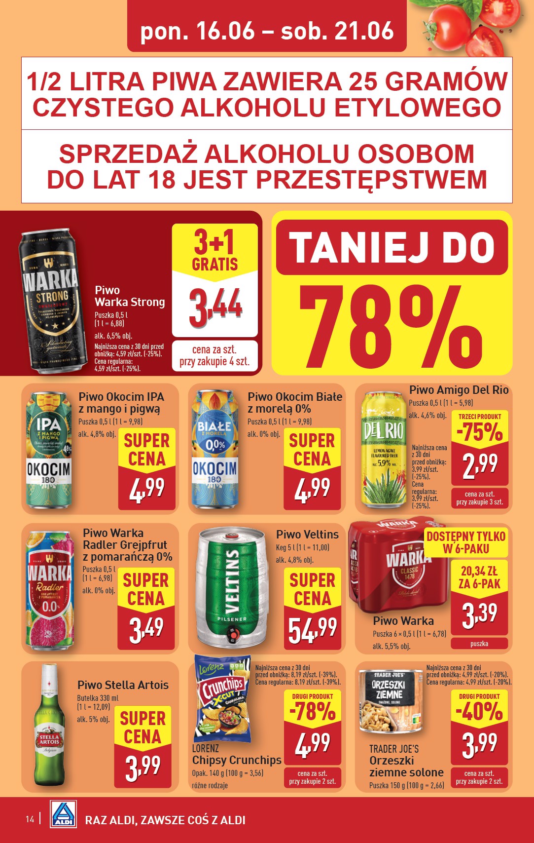 aldi - Gazetka ALDI ważna od 16.06. - 21.06. - page: 14