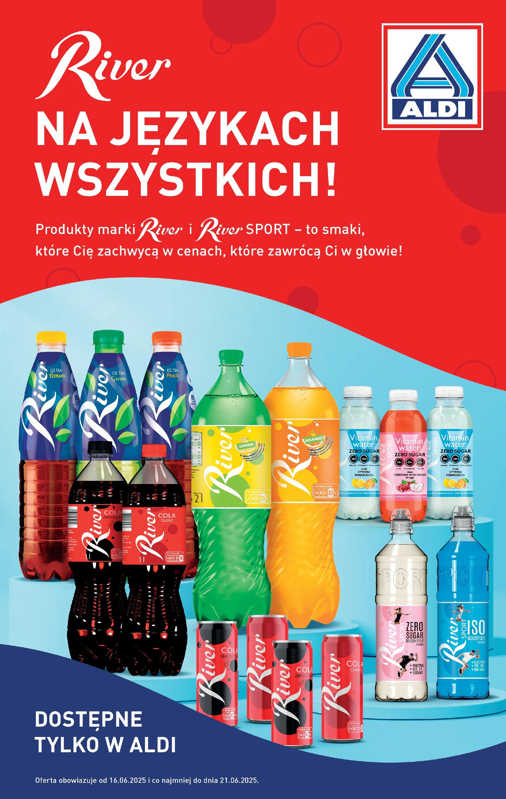 aldi - Gazetka ALDI - River ważna od 16.06. - 21.06.
