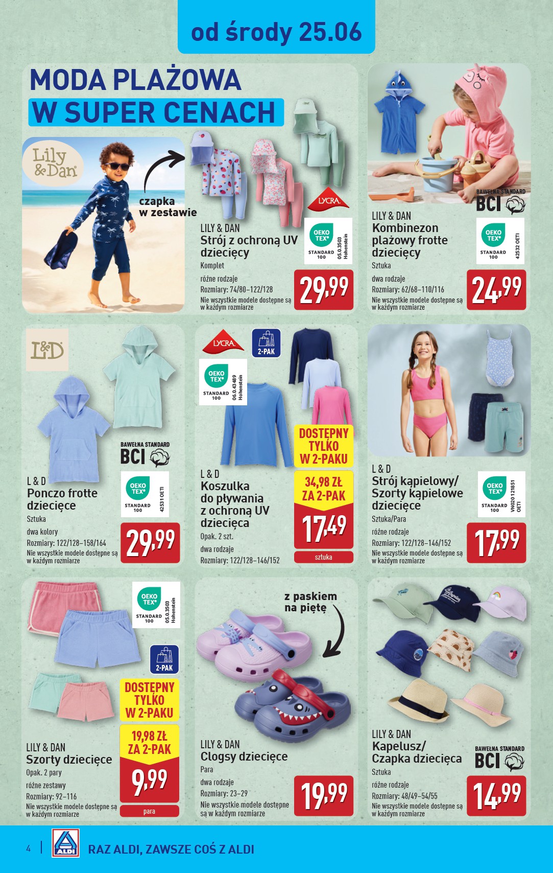 aldi - Gazetka ALDI - Artykuły przemysłowe i tekstylia ważna od 25.06. - 28.06. - page: 4