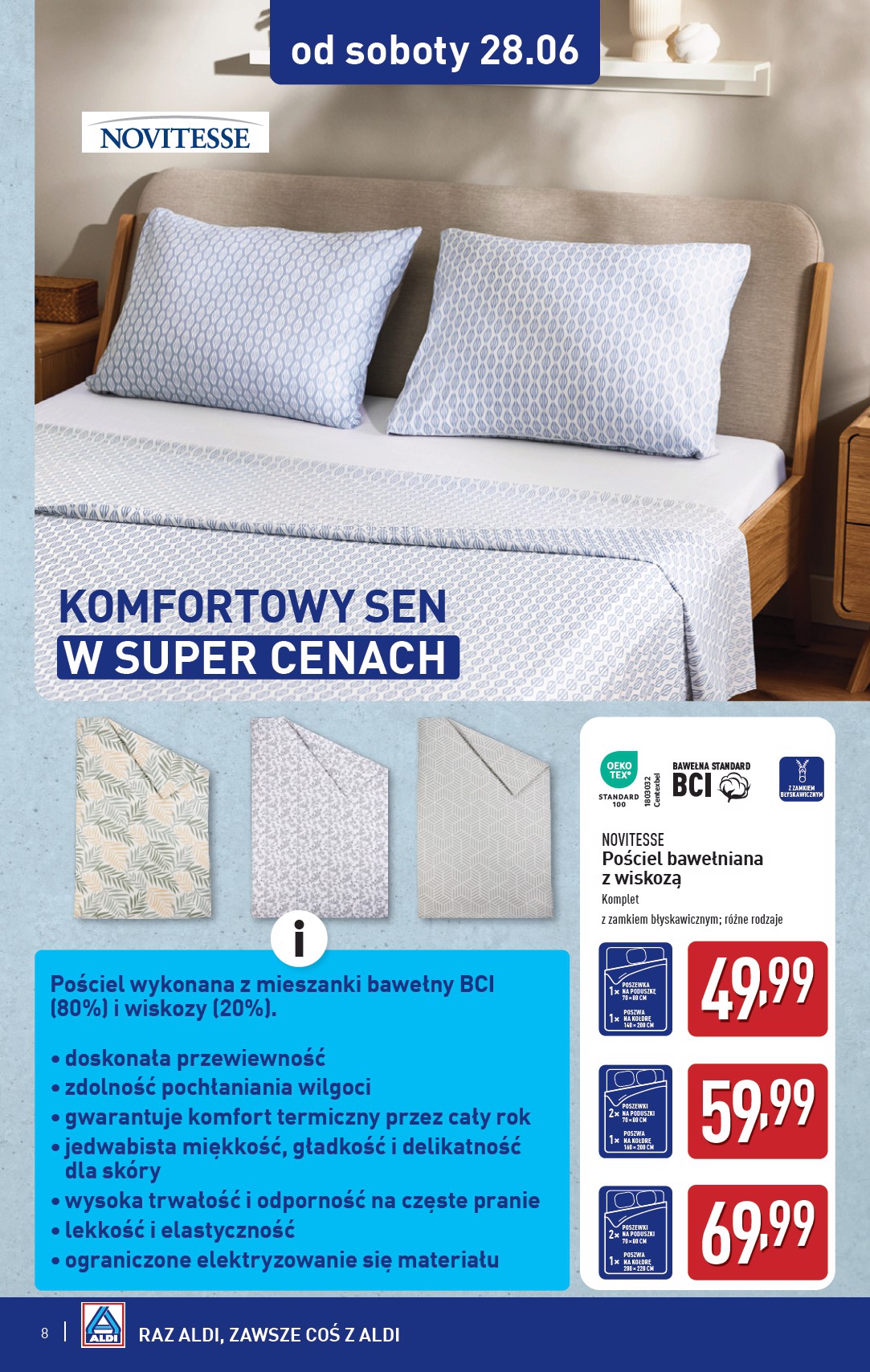 aldi - Gazetka ALDI - Artykuły przemysłowe i tekstylia ważna od 25.06. - 28.06. - page: 8