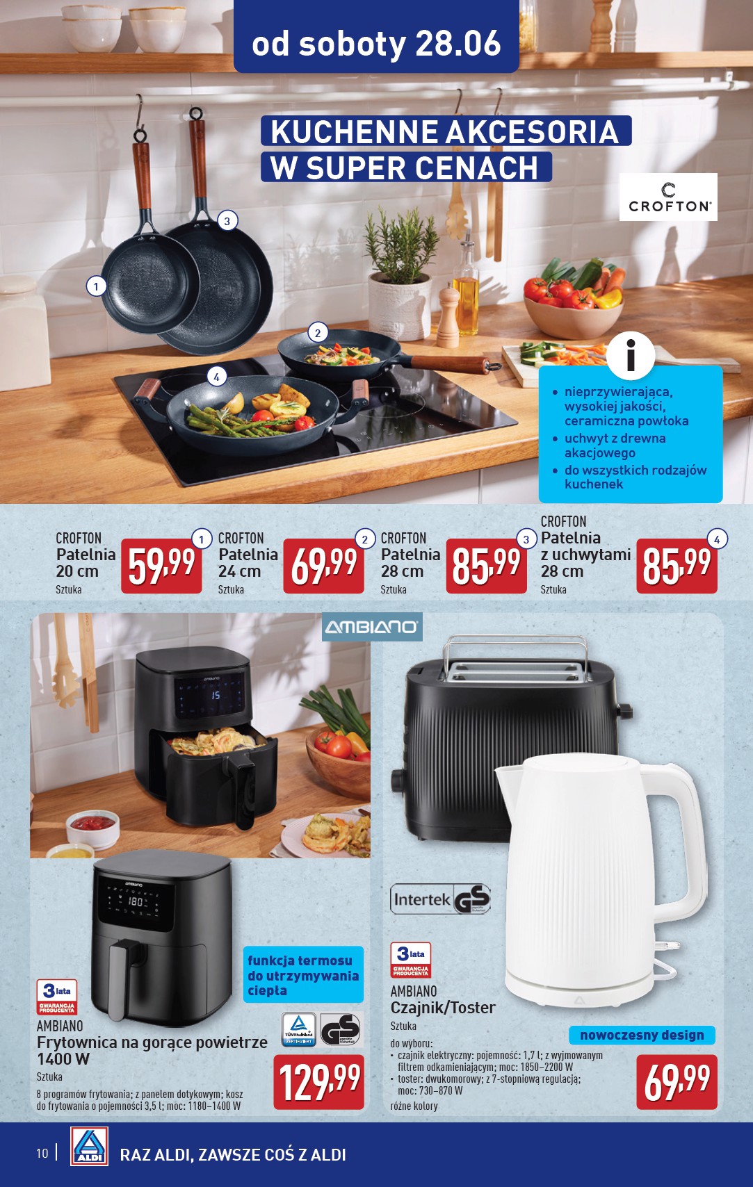 aldi - Gazetka ALDI - Artykuły przemysłowe i tekstylia ważna od 25.06. - 28.06. - page: 10