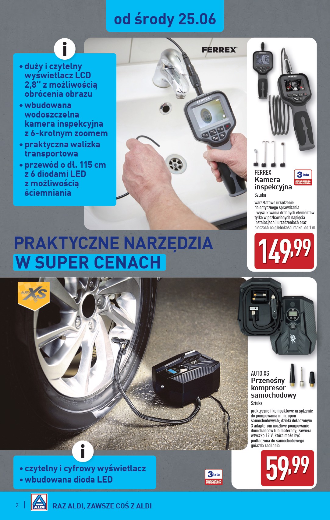 aldi - Gazetka ALDI - Artykuły przemysłowe i tekstylia ważna od 25.06. - 28.06. - page: 2