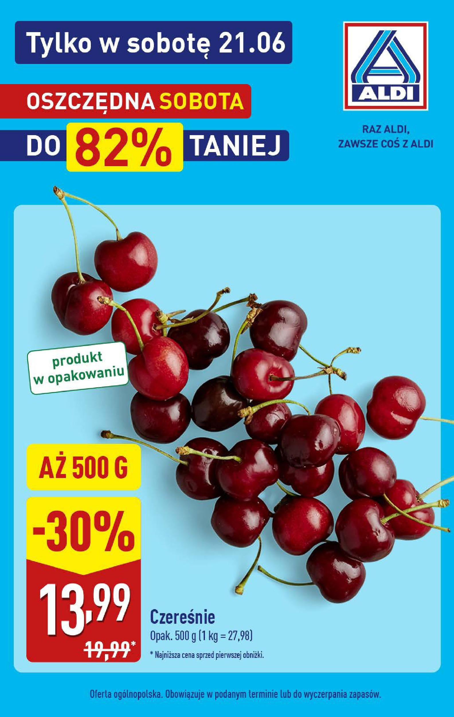 aldi - Gazetka ALDI - Sobota ważna od 21.06. - 21.06.