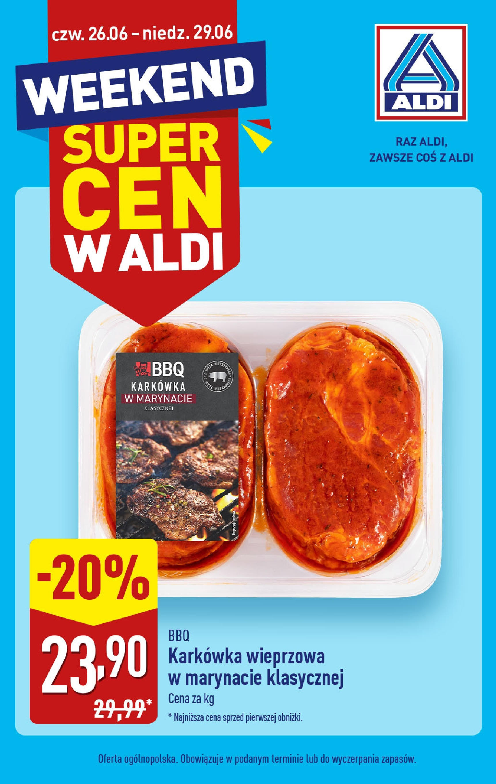 aldi - Gazetka ALDI - Najlepsze promocje od czwartku ważna od 26.06. - 29.06.