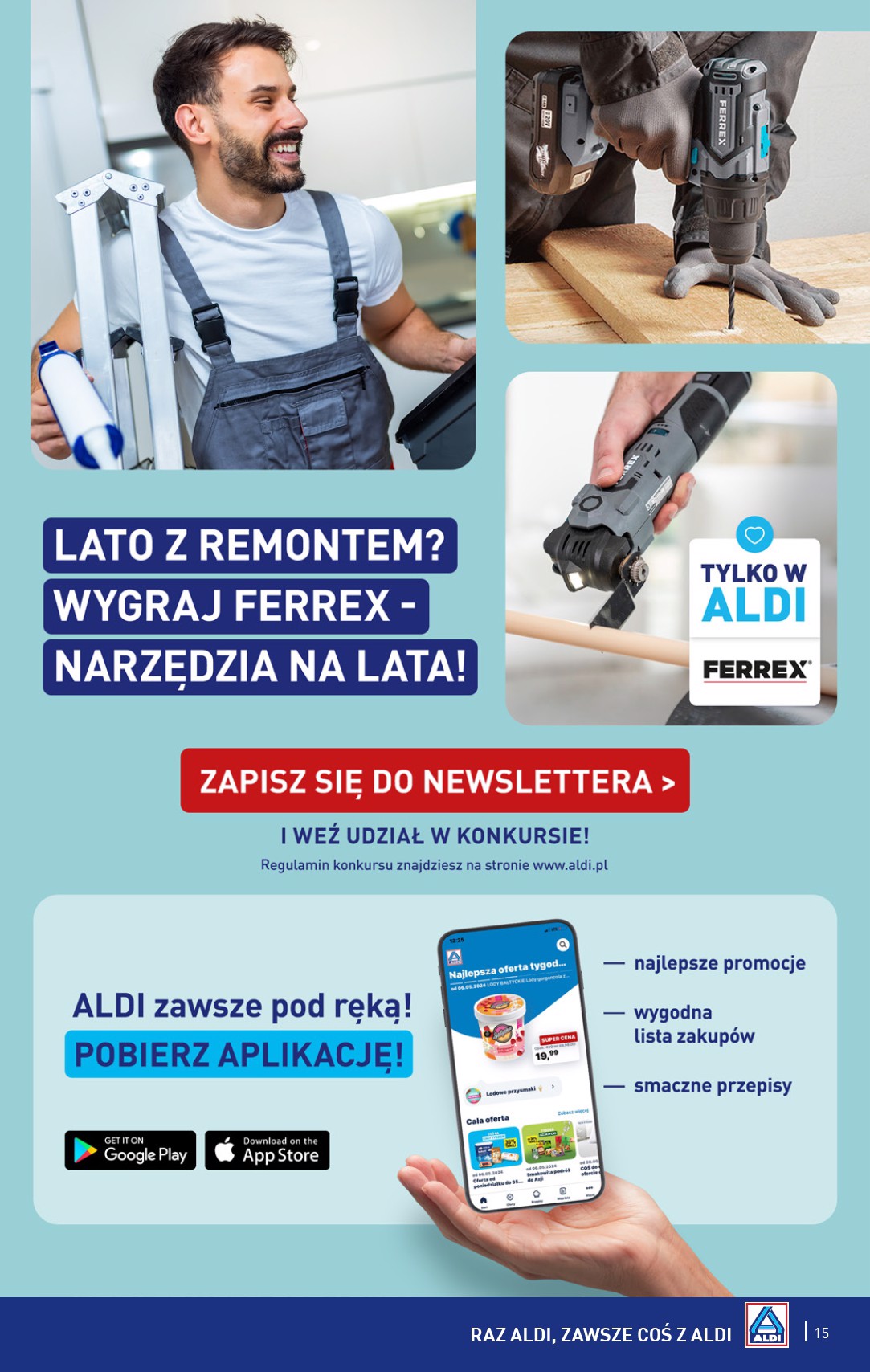aldi - Gazetka ALDI - Artykuły przemysłowe i tekstylia ważna od 02.07. - 05.07. - page: 15