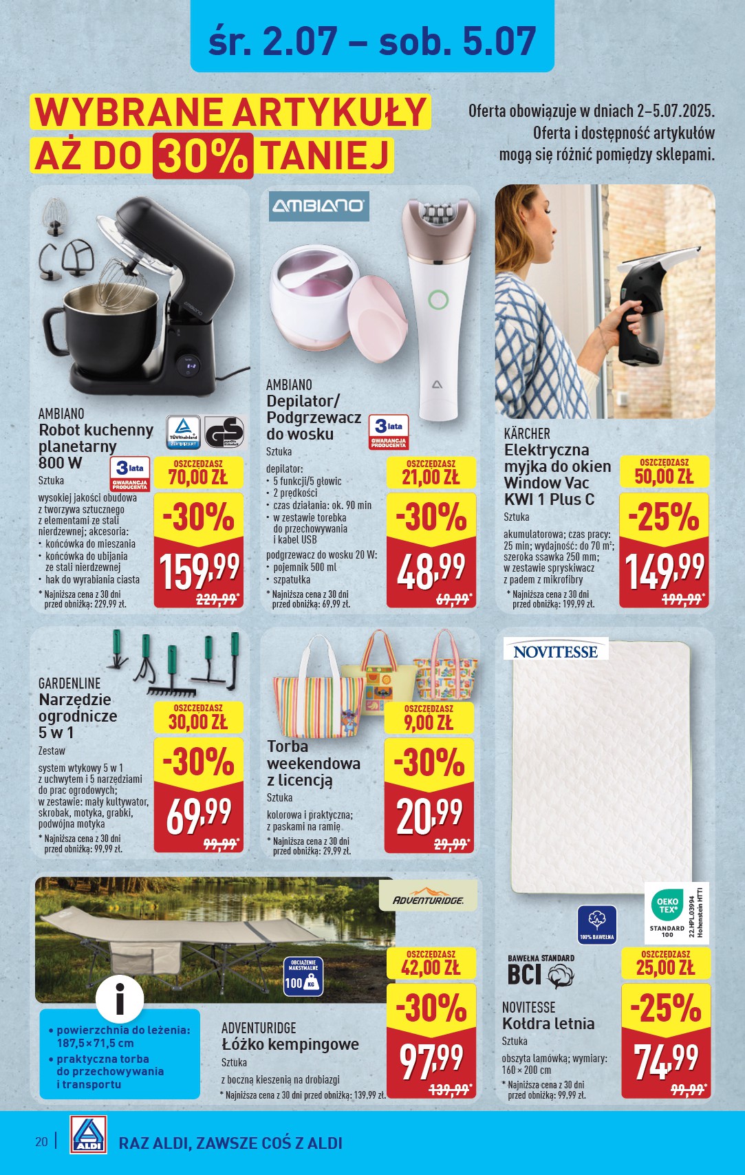 aldi - Gazetka ALDI ważna od 30.06. - 05.07. - page: 20