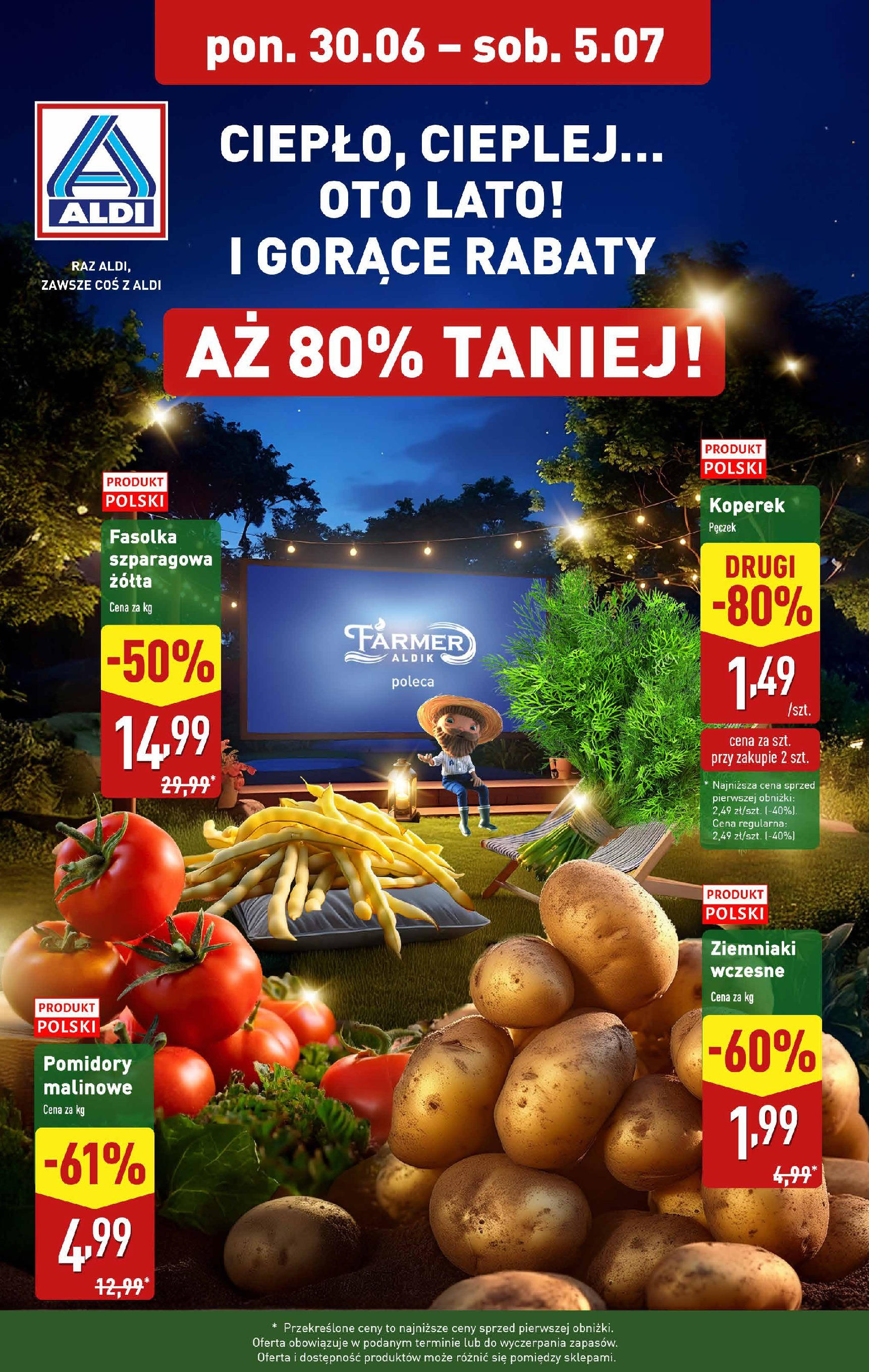 aldi - Gazetka ALDI - Warzywa i owoce ważna od 30.06. - 05.07.