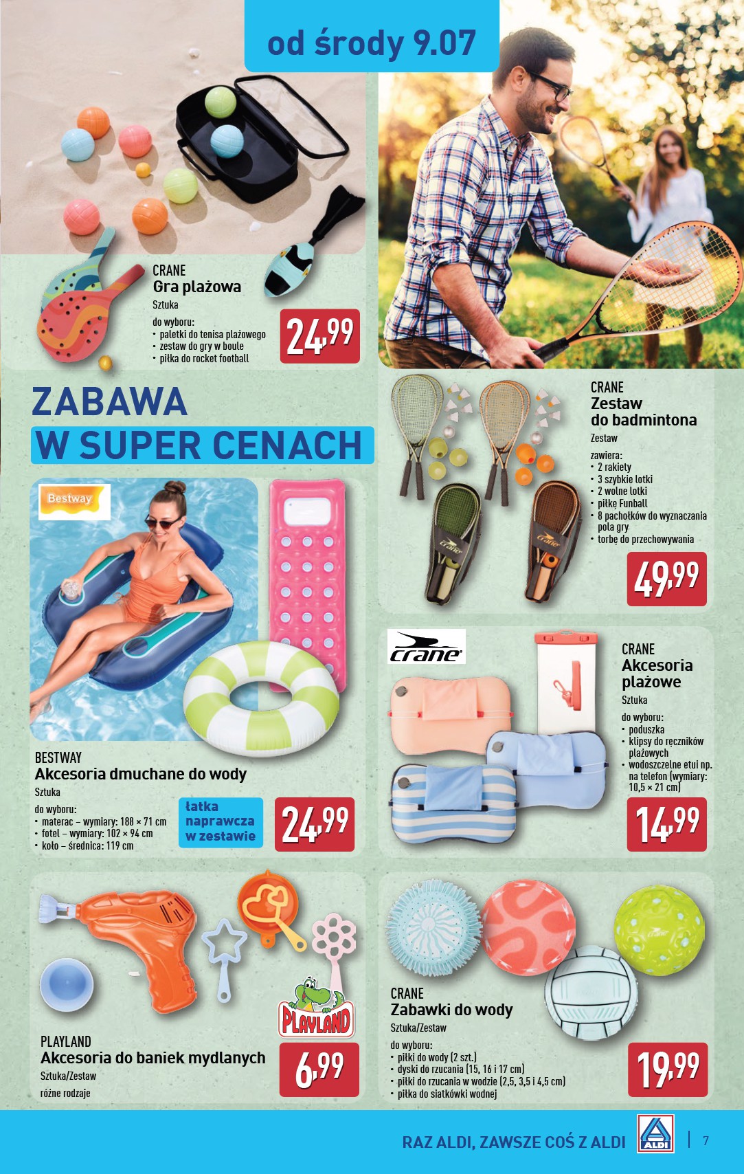 aldi - Gazetka ALDI - Artykuły przemysłowe i tekstylia ważna od 09.07. - 12.07. - page: 7