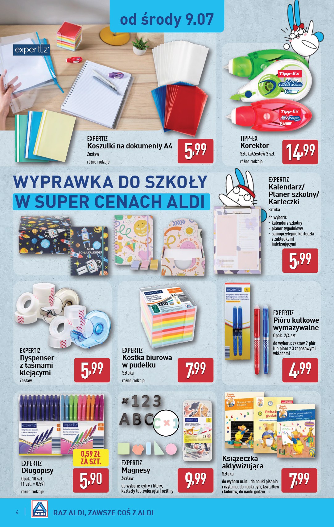 aldi - Gazetka ALDI - Artykuły przemysłowe i tekstylia ważna od 09.07. - 12.07. - page: 4